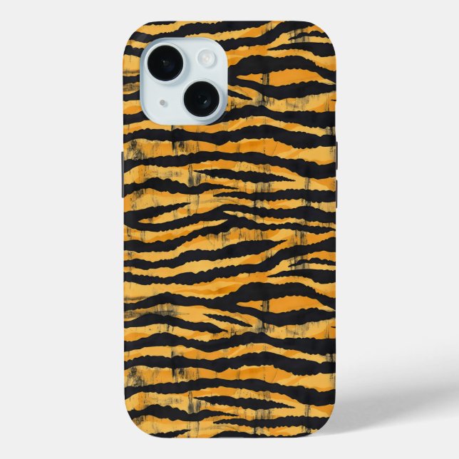 Tiger Streifen Klassisches Muster Case-Mate iPhone Hülle (Rückseite)