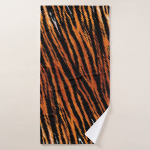 Tiger-Streifen-Muster Badehandtuch