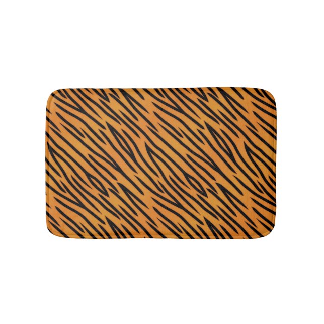 Tiger-Streifen-Muster Badematte (Vorderseite)