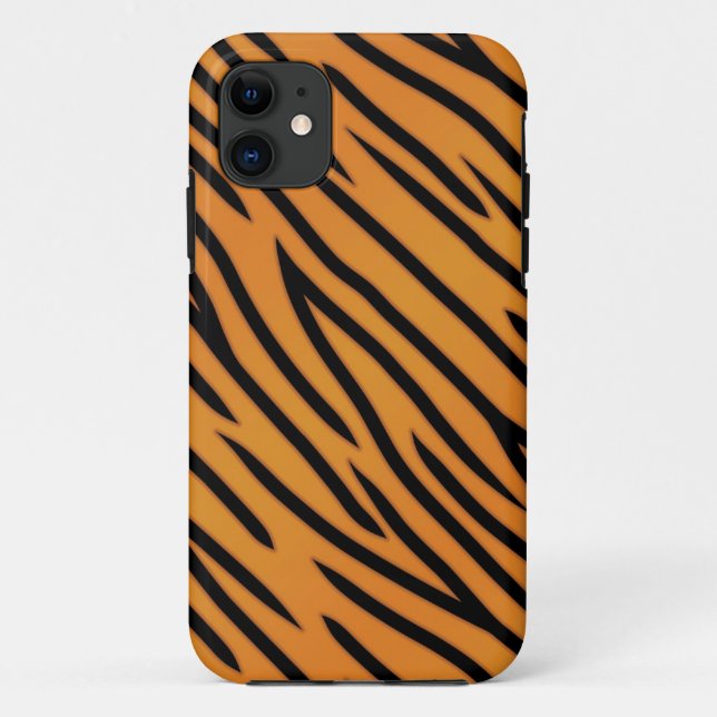 Tiger-Streifen-Muster Case-Mate iPhone Hülle (Rückseite)