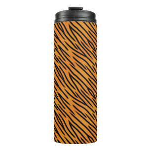 Tiger-Streifen-Muster Thermosbecher