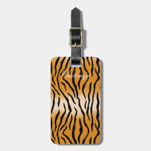 Tiger Streifen Muster Thunder_Cove Gepäckanhänger