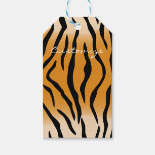 Tiger Streifen Muster Thunder_Cove Geschenkanhänger