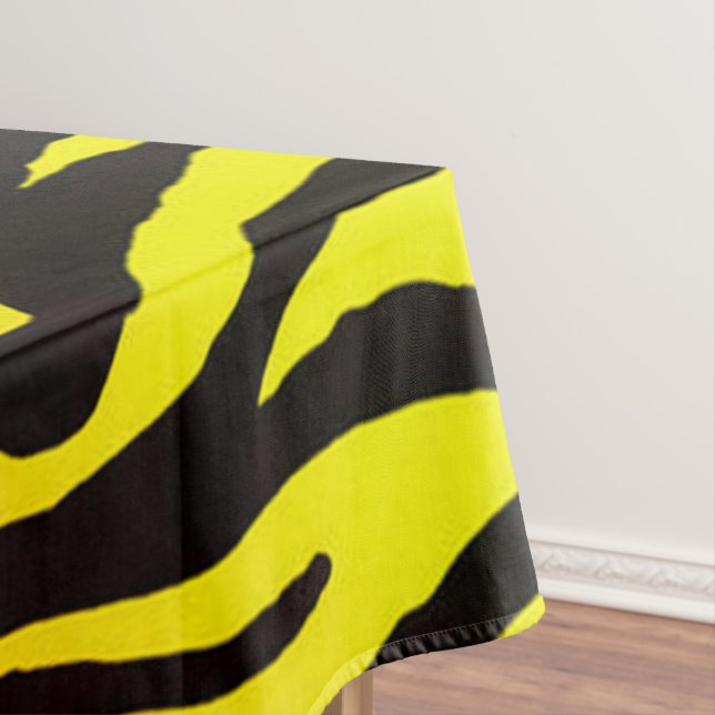 Tiger-Streifen Tischdecke (Beispiel)