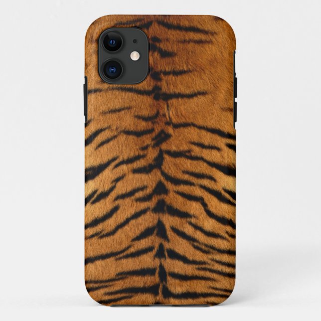 Tiger Strip Fur Print Case-Mate iPhone Hülle (Rückseite)