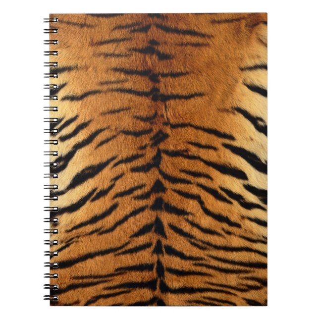 Tiger Strip Fur Print Notizblock (Vorderseite)
