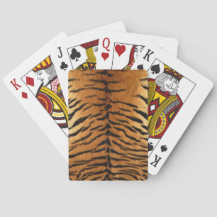 Tiger Strip Fur Print Spielkarten