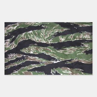 Tiger Stripe Camo Rechteckige Aufkleber