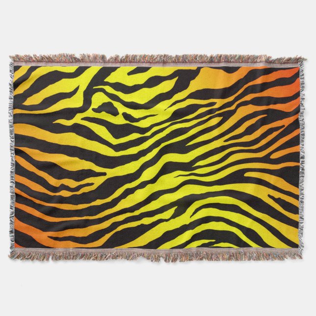 Tiger Stripes Decke (Vorderseite)