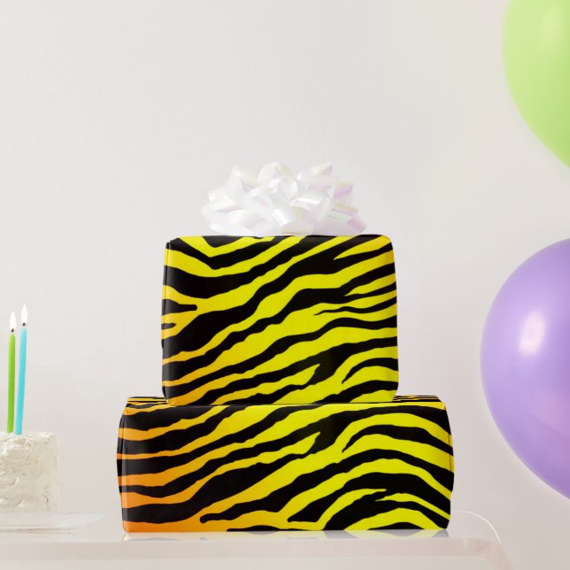 Tiger Stripes Geschenkpapier (Partygeschenke)