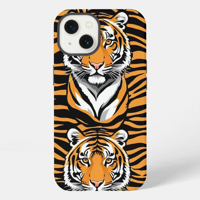 Tiger Stripes iPhone Hülle (Rückseite)