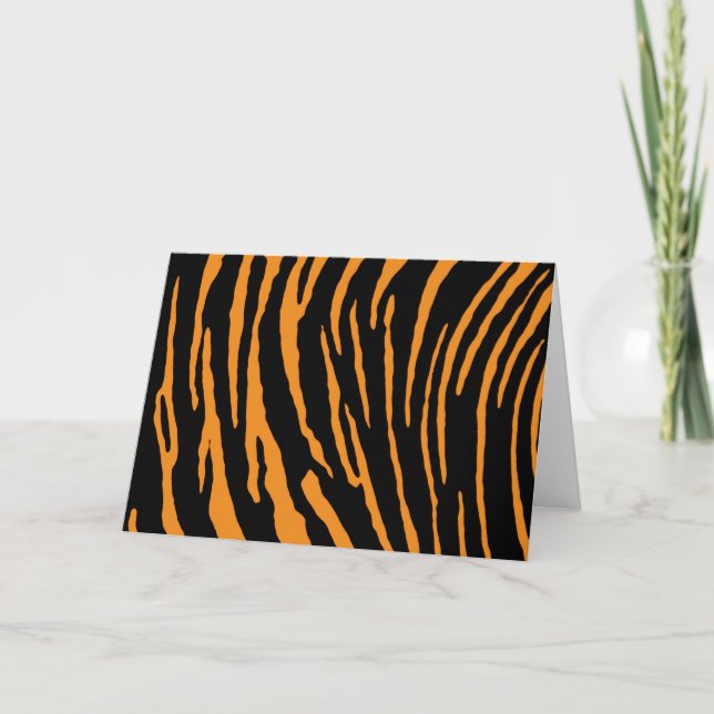 Tiger Stripes Karte (Vorderseite)