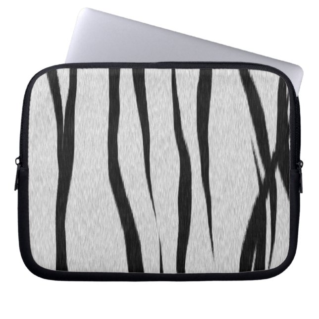 Tiger Stripes Muster Laptopschutzhülle (Vorderseite)