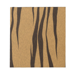 Tiger Stripes Muster Notizblock