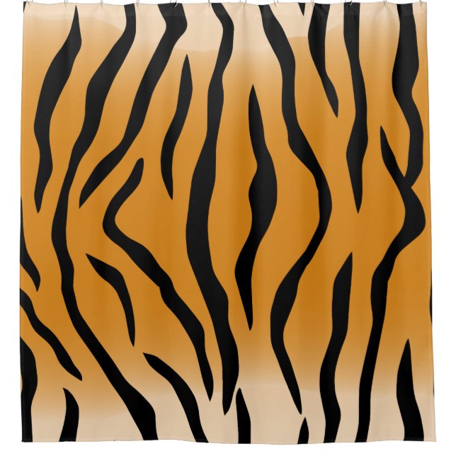 Tiger stripes pattern duschvorhang (Vorderseite)