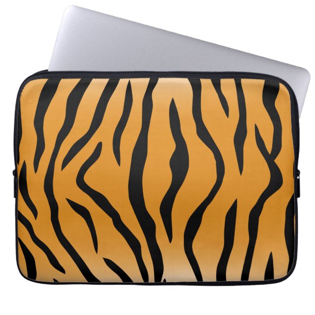Tiger stripes pattern laptopschutzhülle (Vorderseite)