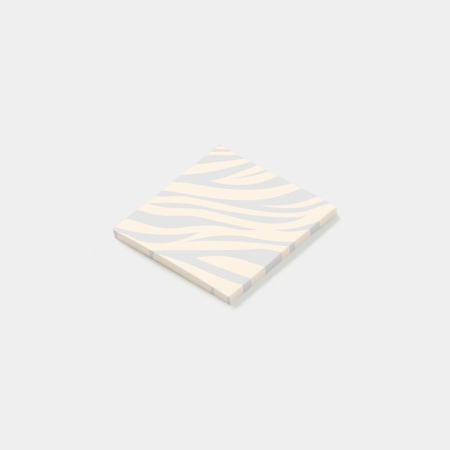 Tiger Stripes schwarz Orange Wildtier Hautfleck Post-it Klebezettel (angewinkelt)