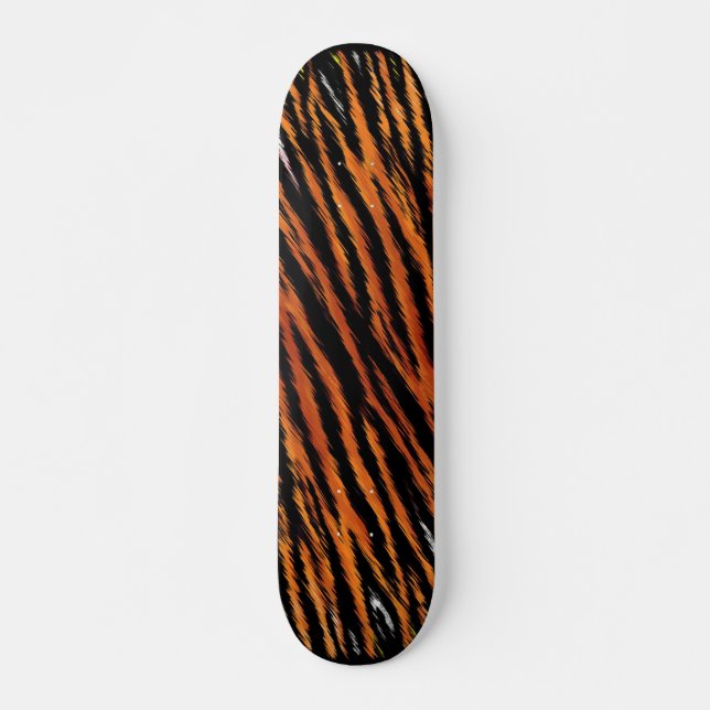 Tiger Stripes Skateboard (Vorne)