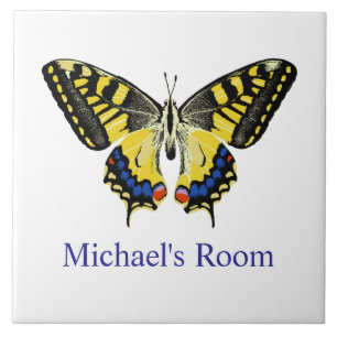 Tiger Swallowtail Schmetterling Kinderzimmer  Fliese