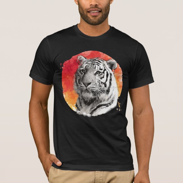 Tiger symbol of courage T-Shirt (Vorderseite)