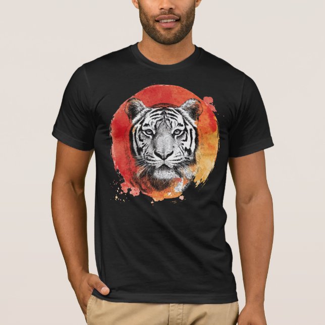 Tiger symbol of courage T-Shirt (Vorderseite)