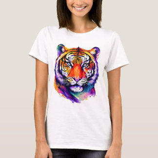 Tiger T-Shirt – Fetts Grafik-T-Shirt mit Wildtier-