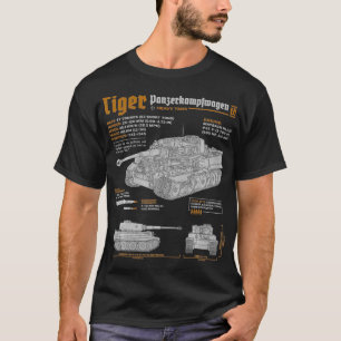 Tiger Tank Panzer PzKpfw VI Weltkrieg 2 Bauplan