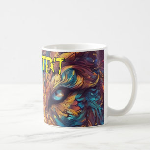 Tiger-Tasse mit Ihrem benutzerdefinierten Text Kaffeetasse
