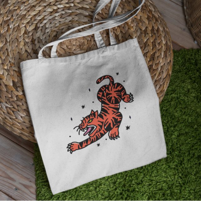 Tiger Tattoo Tote Bag Tragetasche (Von Creator hochgeladen)