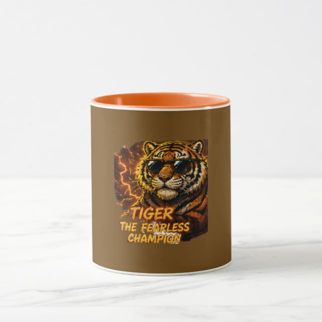 Tiger The Fearless Champion Becher Tasse (Zentrum)