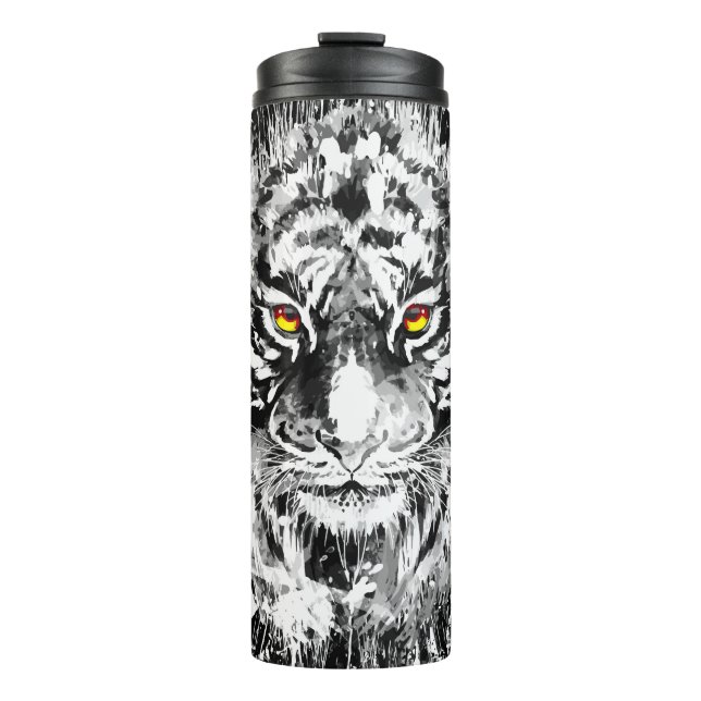 Tiger Thermal Tumbler | Tiger Travel Mug Thermosbecher (Vorderseite)