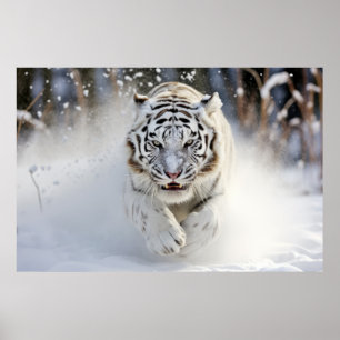 Tiger Tierart Majestic Wilderness Poster