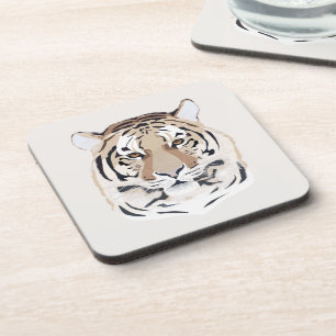 Tiger, tiger face, symbol of 2022 getränkeuntersetzer
