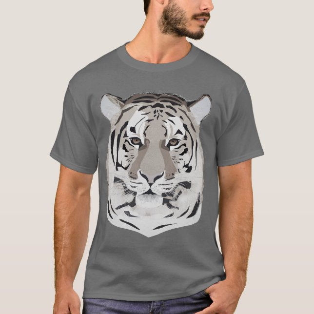 Tiger, tiger face, symbol of 2022  T-Shirt (Vorderseite)