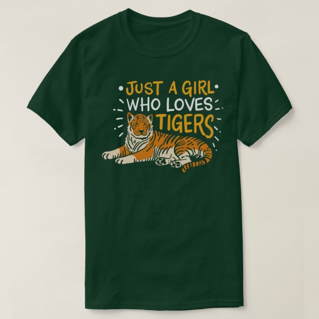 Tiger Tiger Lover Zookeeper T-Shirt (Design vorne)