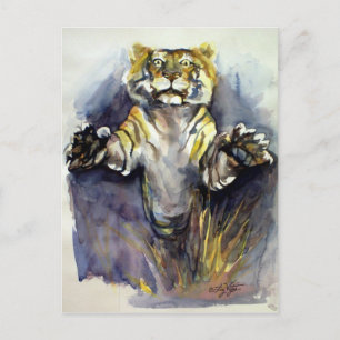 Tiger Tiger Postcard Postkarte