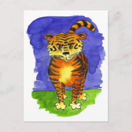 Tiger-Tiger Postkarte