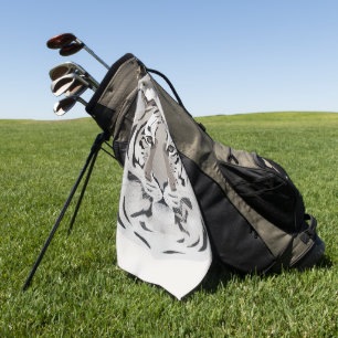 Tiger, Tigergesicht, Symbol von 2022 Golfhandtuch