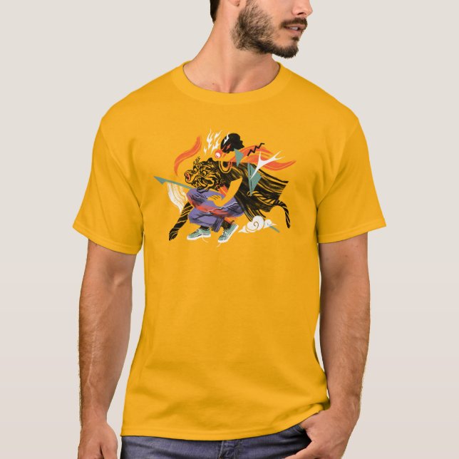 Tiger-Tinte T-Shirt (Vorderseite)