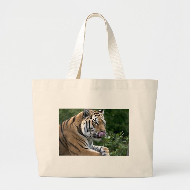 Tiger Tongue Jumbo Stoffbeutel (Vorne)