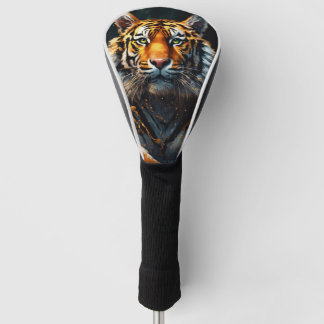 "Tiger Triumph: Premium Golf Head Cover" "Roar on Golf Headcover