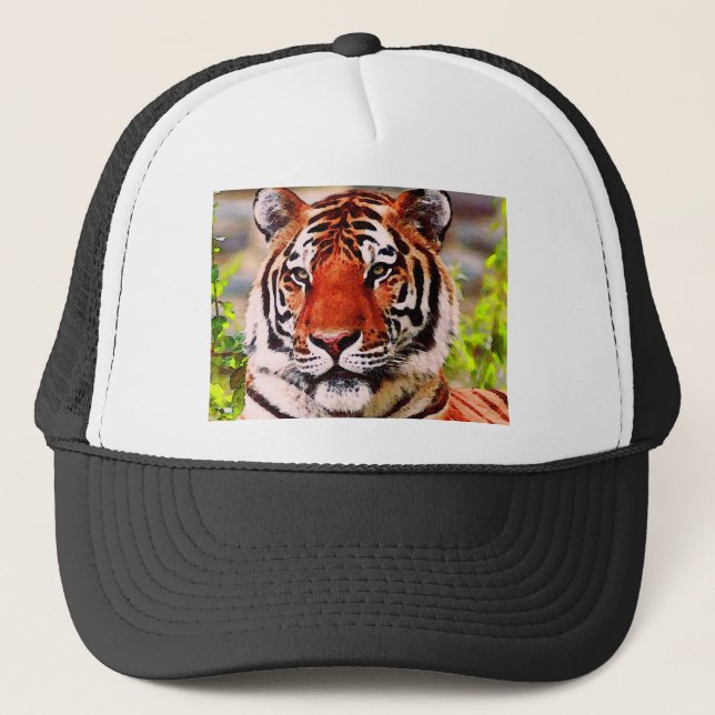 Tiger Truckerkappe (Vorderseite)