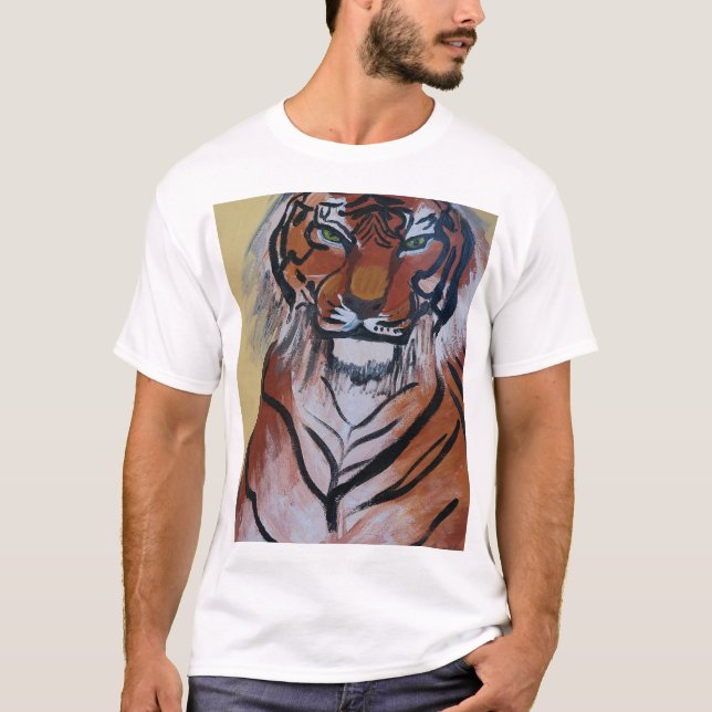 TIGER TSHIRT VON PAULA REILLY. (Vorderseite)