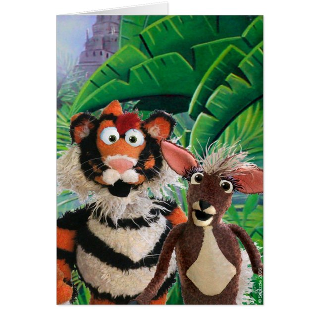Tiger u. Mousedeer Karte (Vorne)