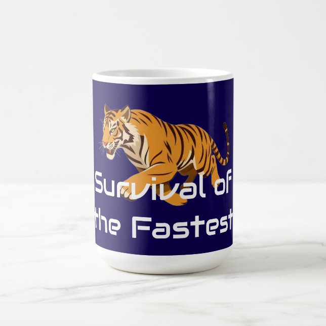 Tiger – Überleben der Schnellsten Kaffeetasse (Mittel)