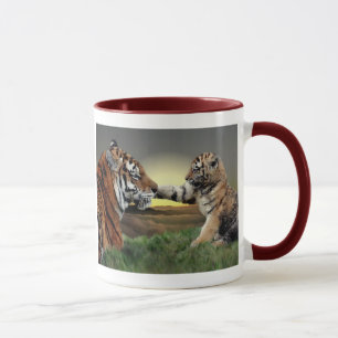 Tiger und Cub Tasse
