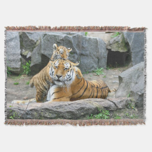 Tiger und Cube Liebe Decke