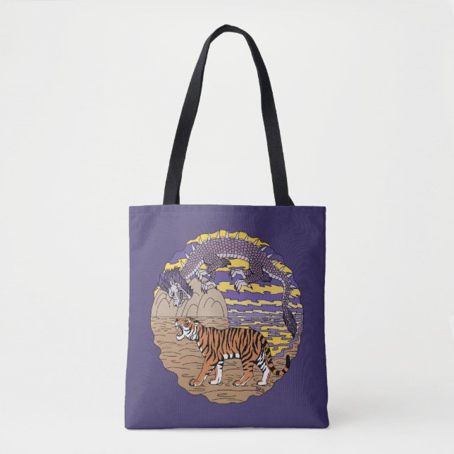 Tiger und Drache Tasche (Vorderseite)