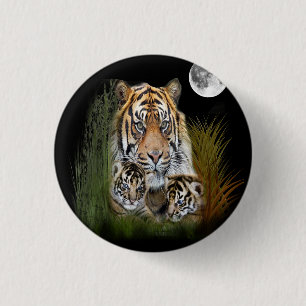 Tiger und Drehkreuze Button