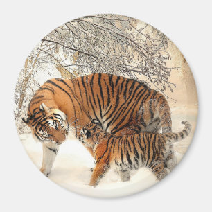 Tiger und ihr Cub Magnet